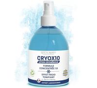 CRYOX10 Loción Fría Concentrada 1:6 - Crioterapia | Efecto Inmediato, Anticelulítico Reductor | Alivio para Articulaciones y Piernas Cansadas | En Spray, con Gasa, Vendas o Toalla (500)