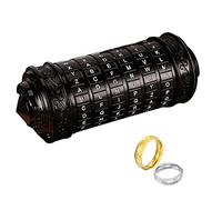 Cryptex Da Vinci Code Mini Cryptex Lock con Compartimentos Ocultos Cumpleaños San Valentín Misterioso Regalo de cumpleaños para Familiares y Amigos