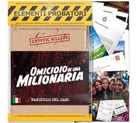 Cryptic Killers Detective gioco Investigative - Caso da risolvere Italiano - Un Mistero di omicidio e un Caso da risolvere - Giochi da tavolo adulti 14+ - Omicidio di UNA milionaria