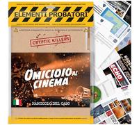 Cryptic Killers Detective gioco Investigative - Caso da risolvere Italiano - Un Mistero di omicidio e un Caso da risolvere - Giochi da tavolo adulti 14+ - OMICIDIO AL Cinema