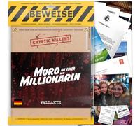 Cryptic Killers Juego de detectives - Caso frío - Resolver asesinato - Juego de crimen para adultos - Resolver casos criminales - Asesinato de un millonario