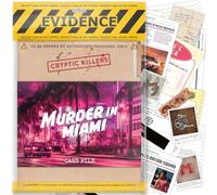 Cryptic Killers Juego de misterio de asesinato sin resolver - Archivos de caso frío Investigación Detective pistas/evidencia - Resuelve el crimen - Para personas, citas nocturnas y grupos de fiesta