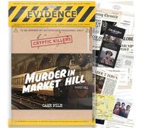 Cryptic Killers Juego de misterio de asesinato sin resolver - Archivos de caso frío Investigación Detective Evidence & Crime File - individuos, citas nocturnas y juegos de fiesta - Asesinato en Market