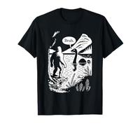 Cryptid, Bigfoot se encuentra con el monstruo del lago Ness, Meme retro Camiseta
