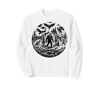 Cryptid Folklore Misterio Paranormal Seres Legendarios Arte Sudadera