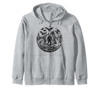 Cryptid Folklore Misterio Paranormal Seres Legendarios Arte Sudadera con Capucha