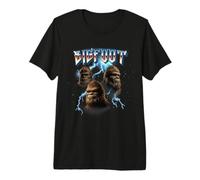 Cryptid Metalcore Heavy Metal Music Band Sasquatch Bigfoot Camiseta Premium