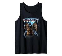 Cryptid Metalcore Heavy Metal Music Band Sasquatch Bigfoot Camiseta sin Mangas