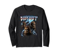 Cryptid Metalcore Heavy Metal Music Band Sasquatch Bigfoot Manga Larga