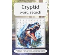 Cryptid Word Search Puzzle Book: Word Finds in Easy-to-Read Print about Cryptids, Bigfoot, Aliens and More | 50+ Games | Perfect for Holidays and Downtime