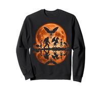Cryptids Luna Escena Bigfoot Alien Lago Ness Mothman Sudadera