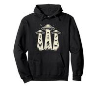Cryptids Vintage Bajo Vigas OVNI Criptozoología Sudadera con Capucha