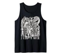 Cryptids y Criaturas míticas Fantasía Arte Camiseta sin Mangas