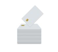 Cryptnox FIDO2 NFC - Tarjeta de seguridad con certificación FIDO2 Nivel 1 - Inicio de sesión sin contraseña y 2FA a través de NFC o contacto - Funciona con Windows, Mac, iOS, Android - Tarjeta