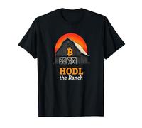 Crypto Cowboy Ranch Western Farming Rodeo Meme Divertido Bitcoin Camiseta