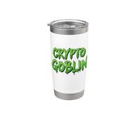 Crypto Goblin Trading de criptomonedas BTC Invertir en criptomonedas Vaso térmico de acero inoxidable de doble pared