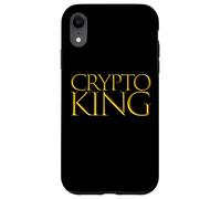 Crypto King Mejor criptomoneda Blockchain Bitcoin Inversor Carcasa para iPhone XR