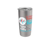 Crypto Stock Trading Investor Day Trader divisas forex Vaso térmico de acero inoxidable de doble pared