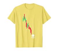 Crypto Trading HODL Vintage Gráfico de acciones a la pérdida Meme Camiseta, Hombre, Limón, L