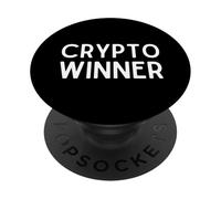 Crypto Winner Top Cryptocurrency Trading Pair Alt Coin Meme PopSockets PopGrip Adhesivo