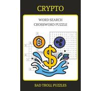 Crypto Word Search and Crossword Puzzle: Crypto Word Search and Crossword Puzzle Book for Adults | Perfect Gift for Digital Finance Fans and Investors