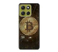 Cryptocurrency Bitcoin Funda Carcasa Case para Motorola Moto G86