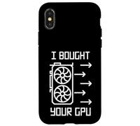 Cryptocurrency Miner Funny - Compré tu GPU Carcasa para iPhone X/XS