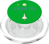 Cryptocurrency Space Rocket Crypto Go Up Only In Crypto PopSockets PopGrip para MagSafe