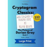 Cryptogram Classics: The Picture of Dorian Gray, Book 1 (Large Print)