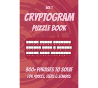 Cryptogram Puzzle Book: Volume 1: Cryptogram Puzzle Book: Volume 1, Medium Difficulty Puzzle Book with Easy to Read Print, | 6x9 inches, 103 pages | ... and Relaxation (The Cryptogram Chronicles)