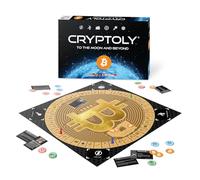 CRYPTOLY - El juego de estrategia de Bitcoin para toda la familia - No requiere conocimientos criptográficos - Versión en inglés - 2-6 jugadores a partir de 8 años - Juego de mesa para niños y adultos