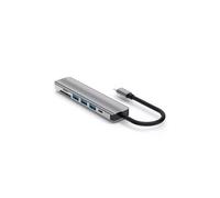 CRYPTON Hub USB C 8 en 1, Adaptador USB C Hub HDMI Ethernet, 3 x USB 3.0, Lector de Tarjetas SD/Micro SD, Potencia suministrada para MacBook Pro, iMac, DELL XPS, ChromeBook con USB C