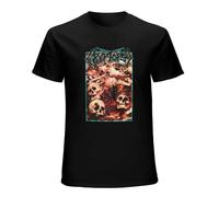 Cryptopsy I Belong In The Grave Print Unisex T-Shirts Men tee Cotton Tops Black Shirt S