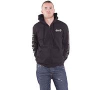 Cryptopsy Sudadera con Capucha Blasphemy Made Flesh Band Logo Nuevo Oficial, Negro , L