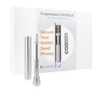 Cryptosteel Capsule - The Mother of All Backups. Cápsula de criptosteel/Almacenamiento de frases con semillas nemotécnicas (SÓLO cápsula (acero inoxidable))