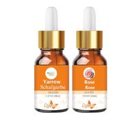 Crysalis Combo: Yarrow (Achillea millefolium) - 1,01 oz (30 ml) y aceite de rosa (rosa damascena) - 30 ml