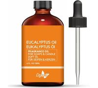 Crysalis Eucalyptus Fragrance Oil for Candle Making, Soap Making, Wax Melts, Difusores & DIY Crafts - Larga duración - 118 ml