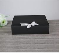 Crysdaralovebi 10 unids/lote 3125.58 cm Caja de regalo de papel marrón grande tamaño Kraft cajas de cartón caja de papel blanco de gran tamaño para camiseta (plata)