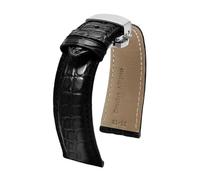 CRYSEU Correas de reloj, Correa de reloj de piel con diseño de cocodrilo
