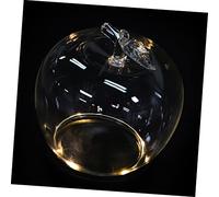 CRYSEU Vela Cloche Cúpula Glicerina for Globos de Nieve Cúpula Vitrina Cúpula Globo de Vidrio Transparente Cúpula Flor Cúpula Recuerdo de Boda Cúpula