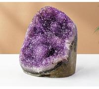 Crystal Amethyst cave Amethyst cave Cluster raw Stone Office Home Decoration,Purple,763g