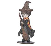 Crystal Art Buddies XL - Kit Original de Diamond Painting, Harry Potter, Colección Harry Potter, Set de Manualidades Para Niños 6+ con Cristales de Resina Brillantes y Soporte de Madera, 20-25 cm
