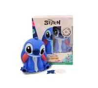 CRYSTAL ART - Figura 3D Disney Stitch para Decorar con Strass - Kit Creativo Diamond Art con Pedrería Brillante - Figura para Crear y Exponer - Niños y Adultos - Desde 8 Años