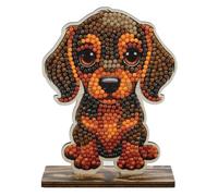 CRYSTAL ART figuras de diamante - Dachshund