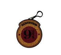 CRYSTAL ART - Juego de charms para mochila de diamantes, diseño de Harry Potter con plataforma 9 3/4