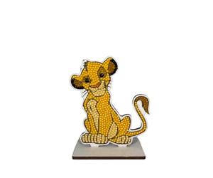 CRYSTAL ART - Juego de figuras de diamantes de Disney El Rey León - Simba