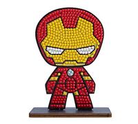 CRYSTAL ART Kit de figura de diamante Marvel - Iron Man