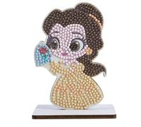 Crystal Art – Kit de figuras de diamantes Disney Belle – Actividad manual – Colores surtidos