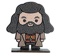 CRYSTAL ART - Kit de figuras de diamantes - Actividad manual de creación y diversión - Adulto y niño - Decoración brillante con colores surtidos - Harry Potter - Hagrid
