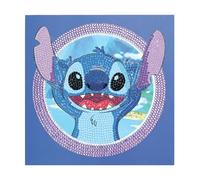 CRYSTAL ART - Kit de tarjeta de diamante (18 x 18 cm), diseño de Lilo y Stitch